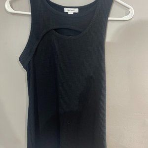 Nine West Black‎ Tank Style with Keyhole Size Small